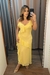VESTIDO FEMININO YESKLA MIDI SOLTO COM BABADOS - mag!