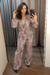 CONJUNTO CALÇA E CROPPED ANIMAL PRINT - comprar online