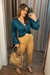 CALÇA FEMININA FLOR DE LIS JUSTA COM BOLSO - mag!