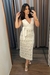 VESTIDO FEMININO FLOR DE LIS MIDI EM RENDA BORDADA - comprar online