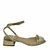 SANDÁLIA FEMININA METALIZADA SALTO BAIXO - comprar online
