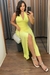 Imagem do VESTIDO FEMININO PURA MANIA LONGO DECOTE V E SAIA FLUIDA