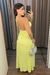 VESTIDO FEMININO PURA MANIA LONGO DECOTE V E SAIA FLUIDA
