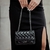 BOLSA FEMININA SHOULDER COURO PEQUENA COM ALÇA EM CORRENTE
