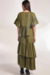 SAIA FEMININA LINZZI LONGA FLUIDA COM BABADOS - comprar online
