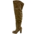 BOTA FEMININA EM COURO OVER THE KNEE CAMURÇA - mag!