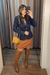 BLAZER FEMININO PURA MANIA JEANS COM OBREIRAS E BOTOES DOURADOS - comprar online