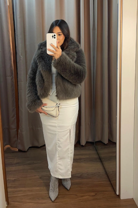 CASACO FEMININO YESKLA DE PELO LUXURY - comprar online