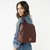 Imagem do MOCHILA FEMININA MEDIA COM ZÍPER QUADRADA E BOLSOS NAS LATERAIS