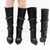BOTA FEMININA BICO FINO COM DETALHE EM FIVELA E ILHOS - comprar online