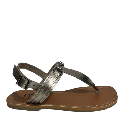 RASTEIRA FEMININA TIRA METALIZADA COM DETALHE EM FIVELA - comprar online