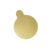 BASE PARA DOCES REDONDO 3,5CM OURO 50UN