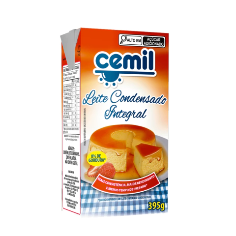 LEITE CONDENSADO INTEGRAL CEMIL 395G - comprar online