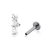 Piercing Reto Zircônias - comprar online