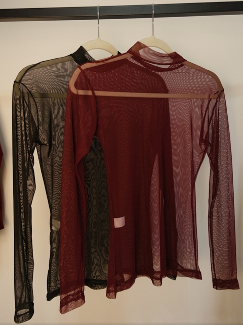 BLUSA TULE VINHO - comprar online