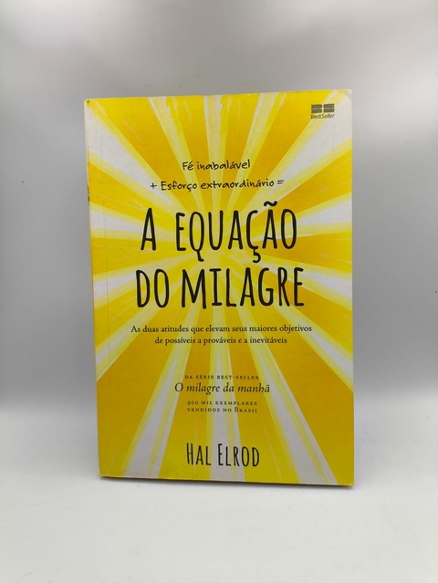 A Equação do Milagre - Autor: Hal Elrod (2019) [usado]