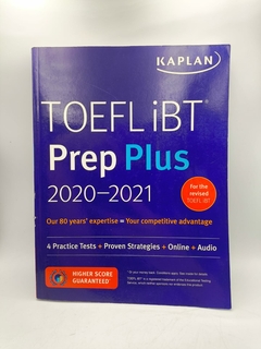 Toeflibt Prep Plus 2020-2021 - Autor: Kaplan (2019) [usado]