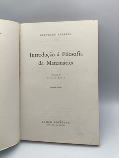 Introdução À Filosofia da Matemática - Autor: Bertrand Russel (1966) [usado] - loja online