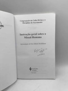 Instrução Geral sobre o Missal Romano - Autor: Frei Alberto Beckhauser (2008) [usado] - comprar online