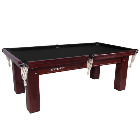 Mesa Sinuca Bilhar Mogno Ardósia 2,20x1,20 Procopio - Preta - comprar online