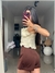 SHORT SAIA ZION MARROM - Prata Rosé - Loja de Roupas Femininas 