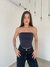 TUBE TOP PRETO