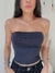 TUBE TOP PRETO - Prata Rosé - Loja de Roupas Femininas 