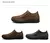 Sapatos de caminhada de couro casuais para homens - loja online