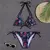2025 nova mulher conjunto bikini floral na internet