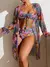Trendy conjunto 3 peças moda praia na internet