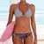 2025 nova mulher conjunto bikini floral na internet