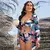Conjunto de biquíni feminino push-up de três peças - NM Presentes com carinho | Frete Grátis