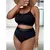 Maiô de biquíni monocromático plus size modelo europeu - NM Presentes com carinho | Frete Grátis