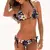 2025 nova mulher conjunto bikini floral na internet