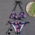 2025 nova mulher conjunto bikini floral - loja online