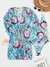 Maiô estampado tropical com decote em V - comprar online