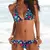 2025 nova mulher conjunto bikini floral