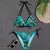 2025 nova mulher conjunto bikini floral