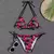 2025 nova mulher conjunto bikini floral - comprar online