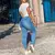 Calça jeans de cintura alta feminina - NM Presentes com carinho | Frete Grátis
