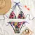 2025 nova mulher conjunto bikini floral - comprar online
