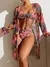 Trendy conjunto 3 peças moda praia - comprar online