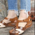 Moda retrô sandália de fivela - loja online