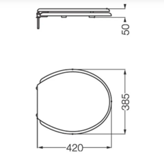 TAPA DE INODORO MADERA BLANCA LINEA ANDINA - TRAFUL TSX- B - comprar online
