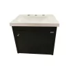 CONJUNTO DE COLGAR MURANO 45CM (MESADA 3AG+MUEBLE) 1 PUERTA WENGUE