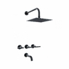 DUCHA C/T LOOK LEVER BLACK