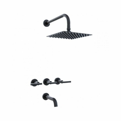 DUCHA C/T LOOK LEVER BLACK