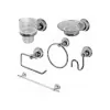 KIT ACCESORIOS DE BAÑO 6 PZAS LINEA SELF - HIDROMET