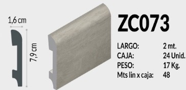 ZOCALO DE PVC MOD. ZC 073