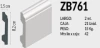 ZOCALO DE PVC MOD. ZB 761 BLANCO